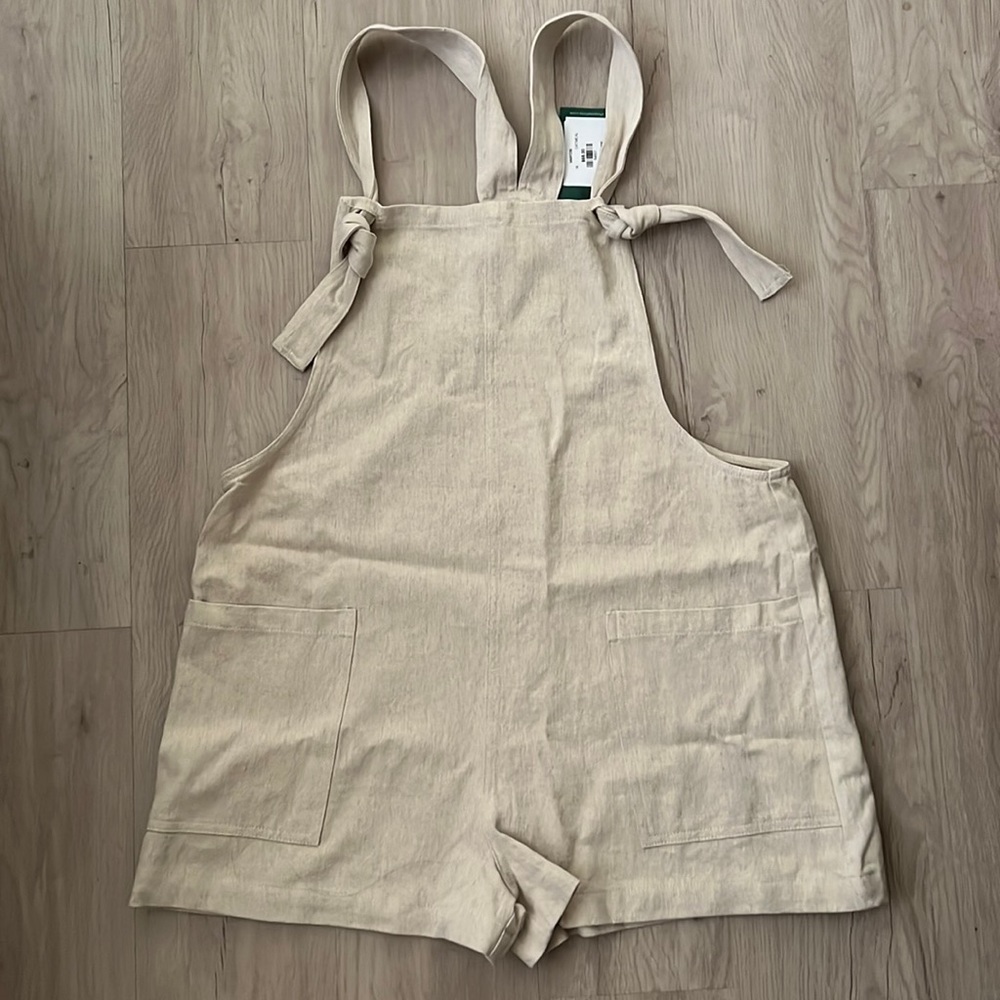 Mahina Hawaii Linen Short Overall